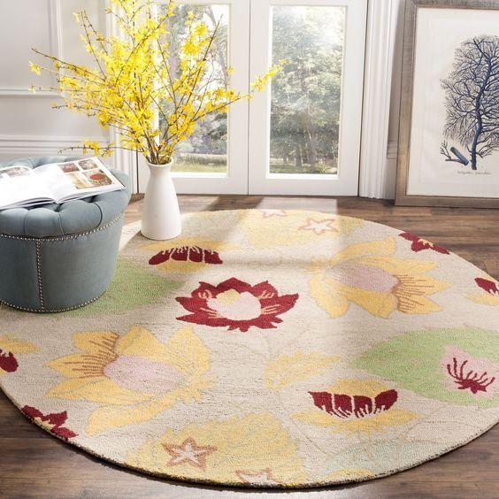 Flower Round Carpet
