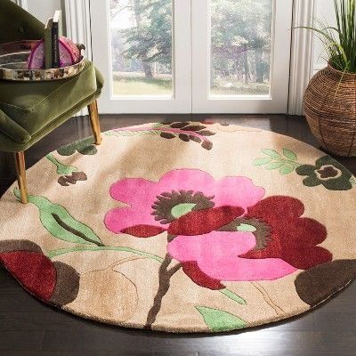 Flower Round Carpet