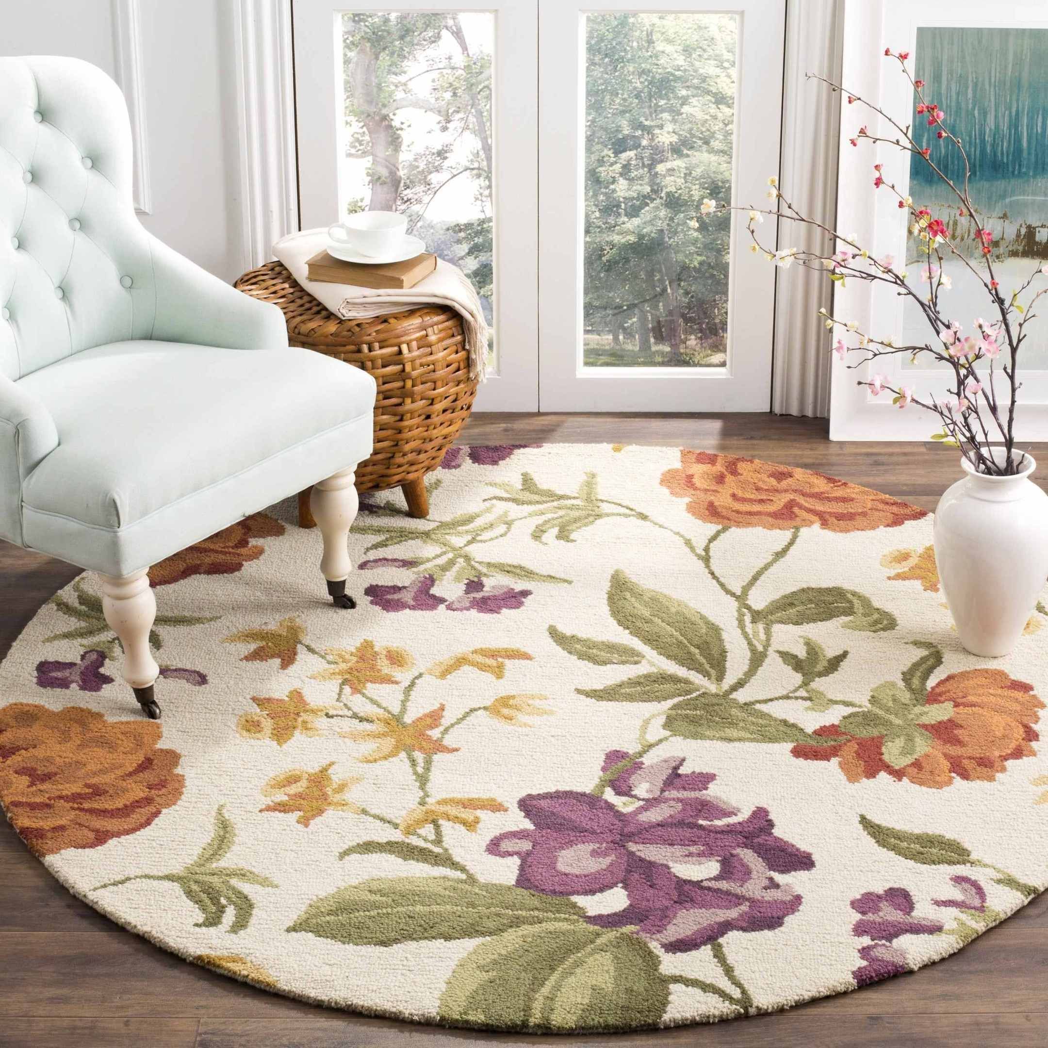 Flower Round Carpet
