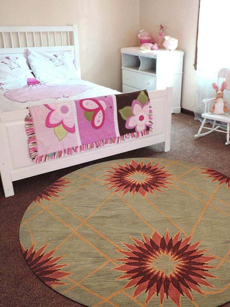 Flower Round Carpet