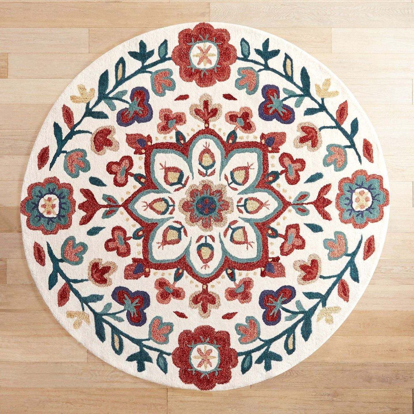 Flower Round Carpet