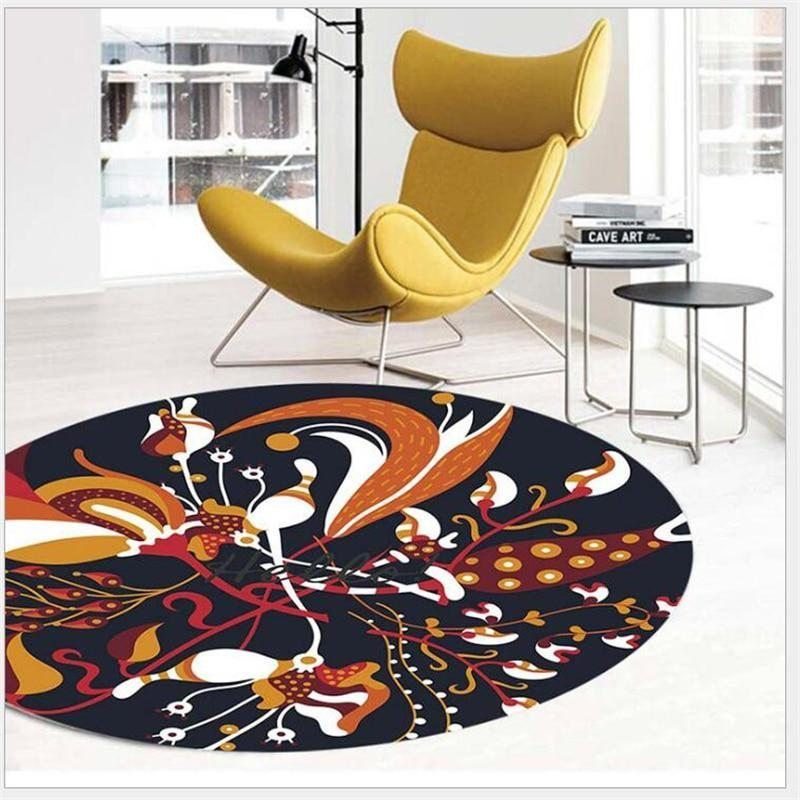 Flower Round Carpet