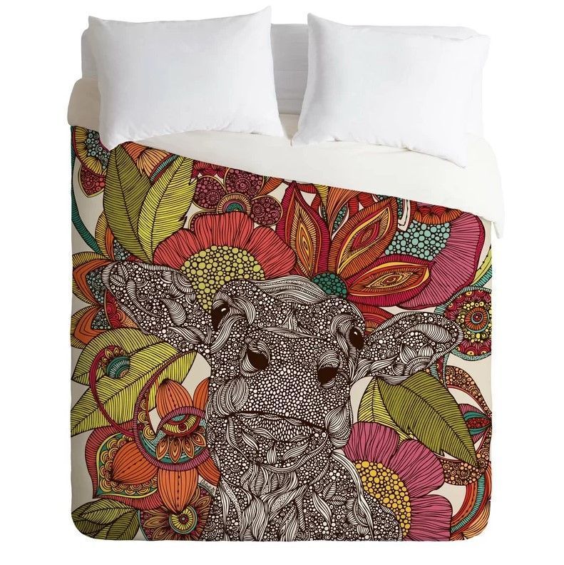 Flower Cow Bedding Set