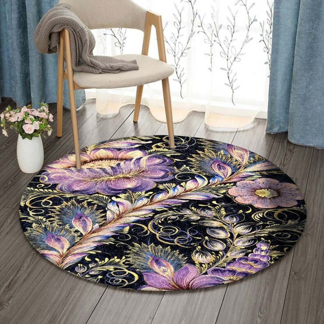 Flower Round Carpet
