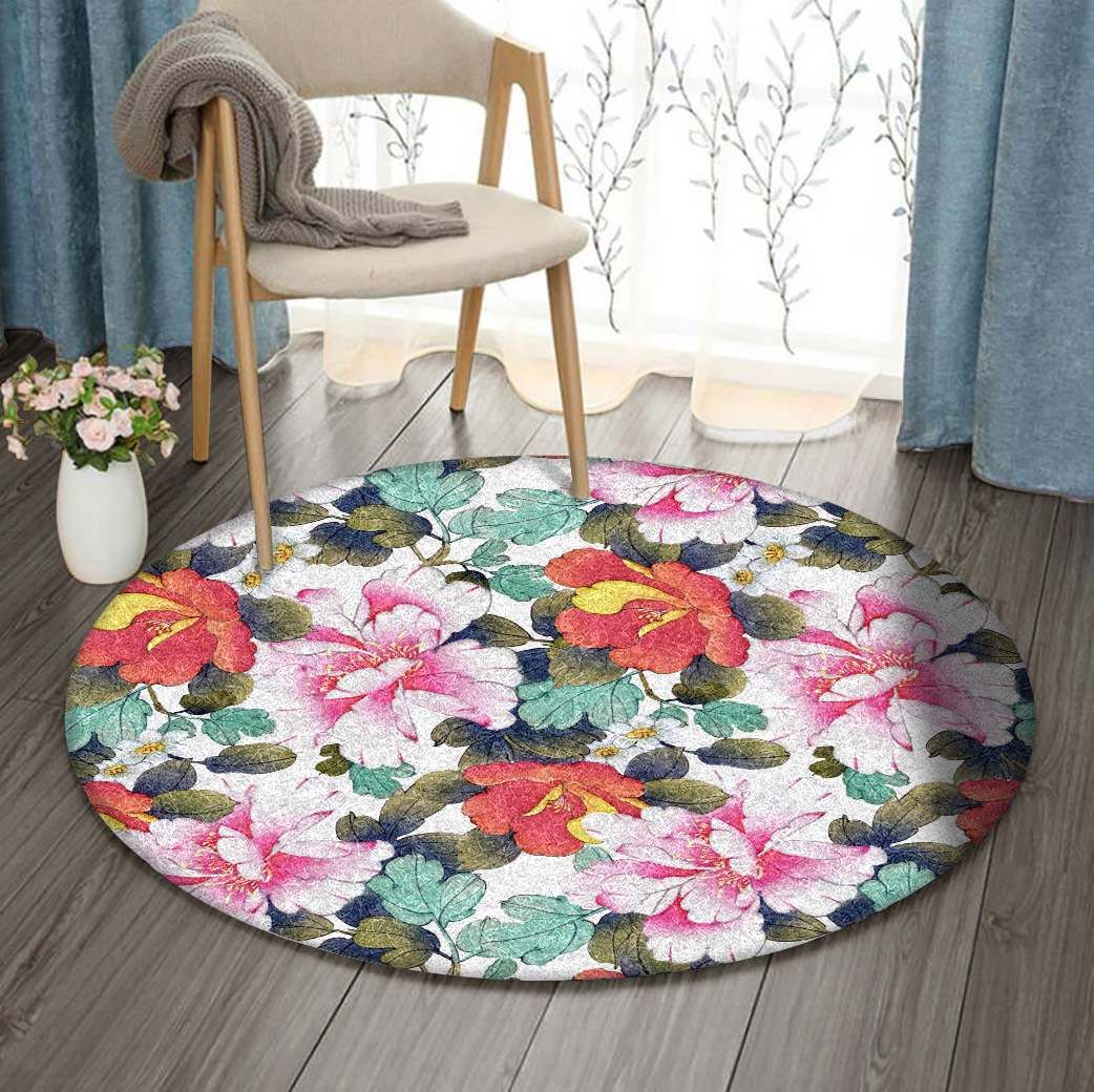 Flower Round Carpet