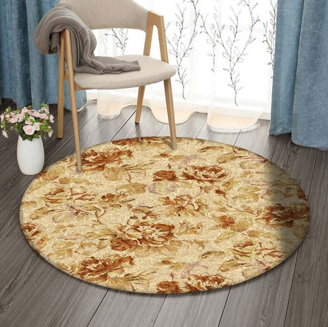 Flower Round Carpet
