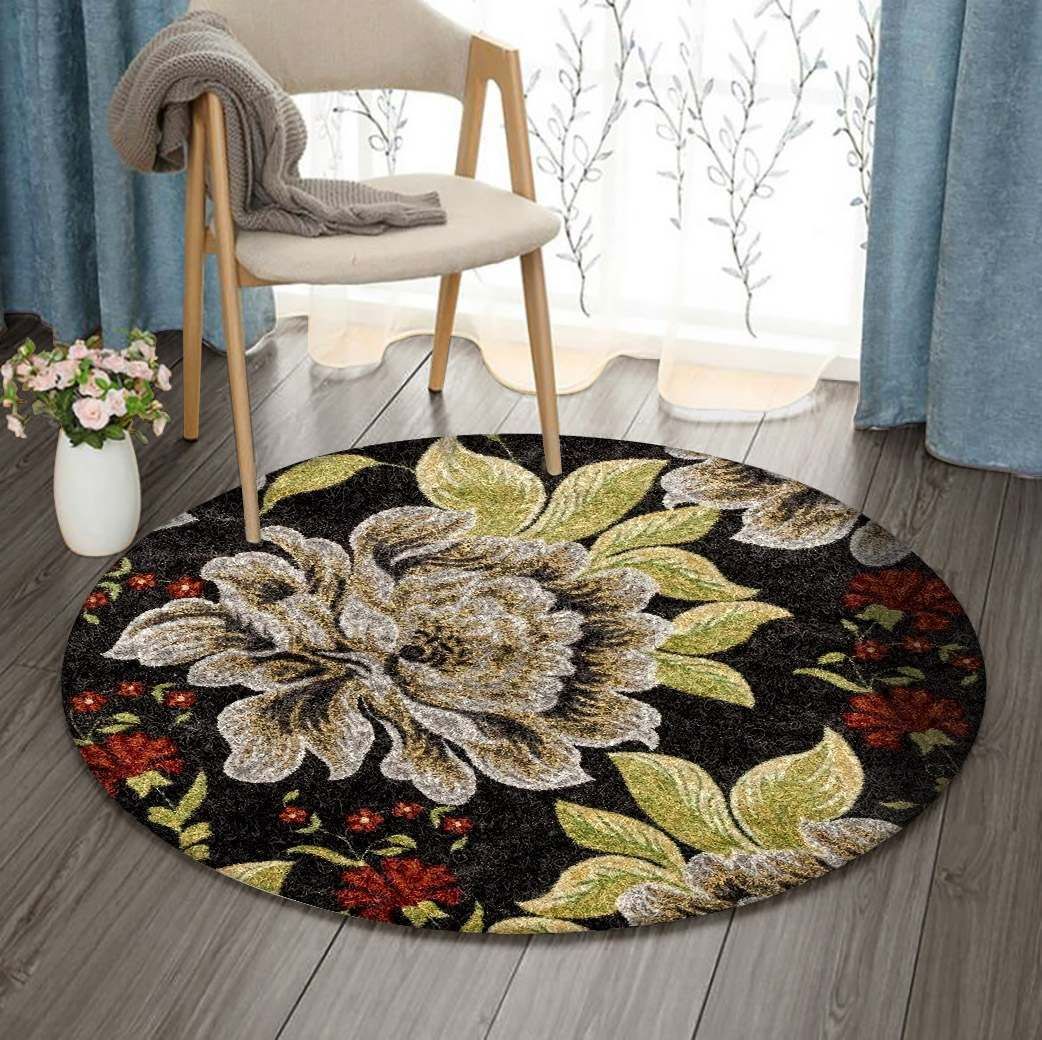 Flower Round Carpet