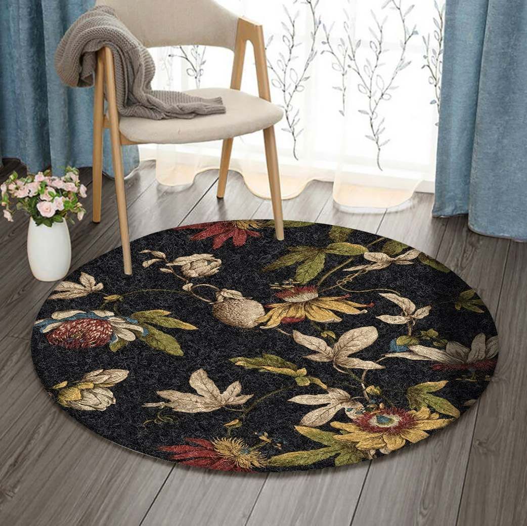 Flower Round Carpet