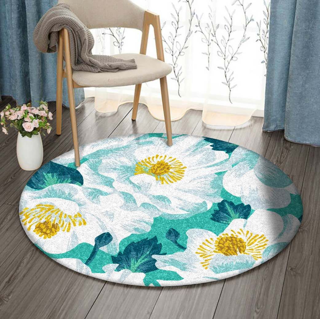 Flower Round Carpet