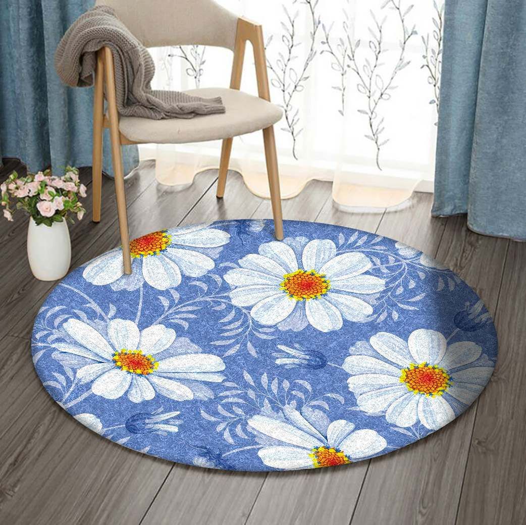 Flower Round Carpet