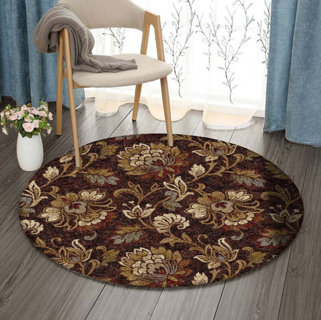 Flower Round Carpet