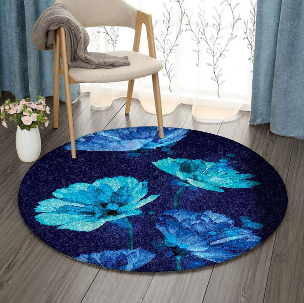 Flower Round Carpet
