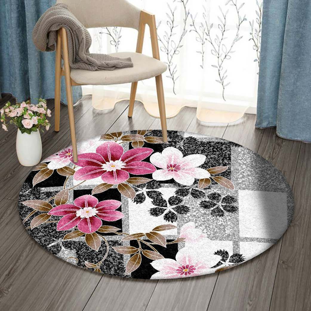 Flower Round Carpet