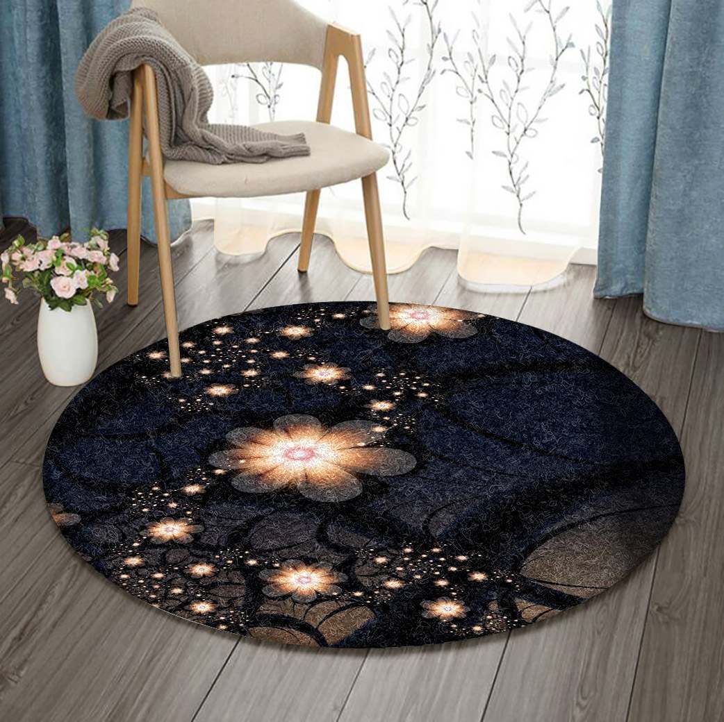 Flower Round Carpet