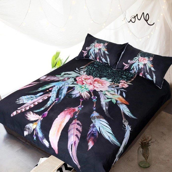 Flower Dreamcatcher Bedding Set