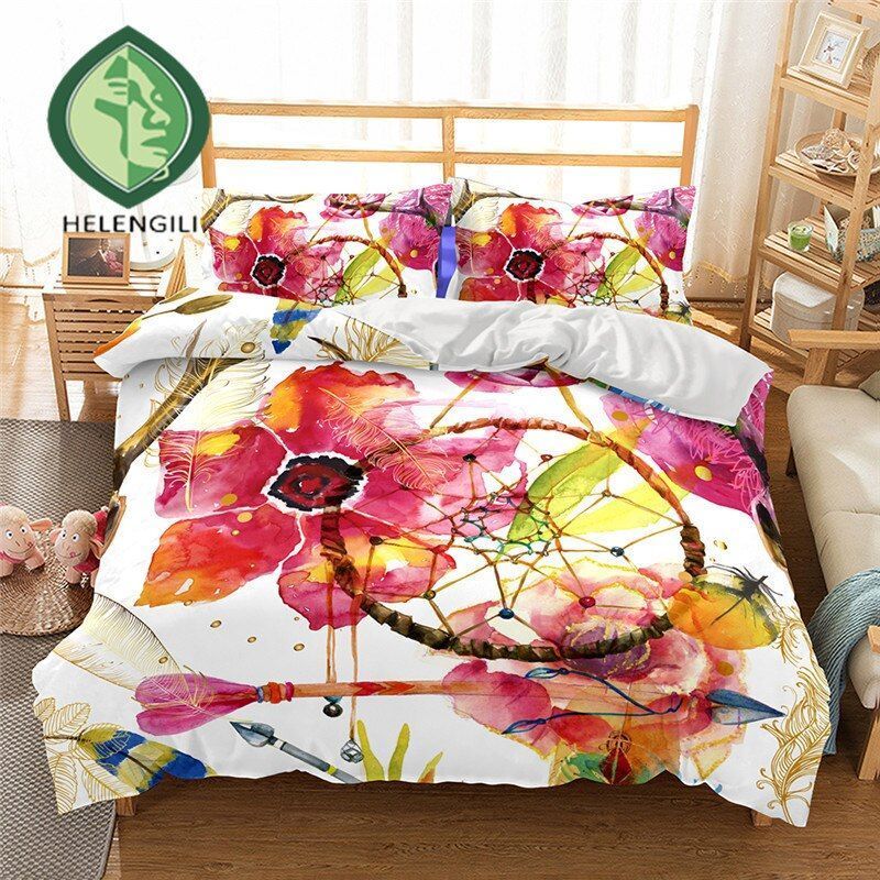Flower Dreamcatcher Bedding Set