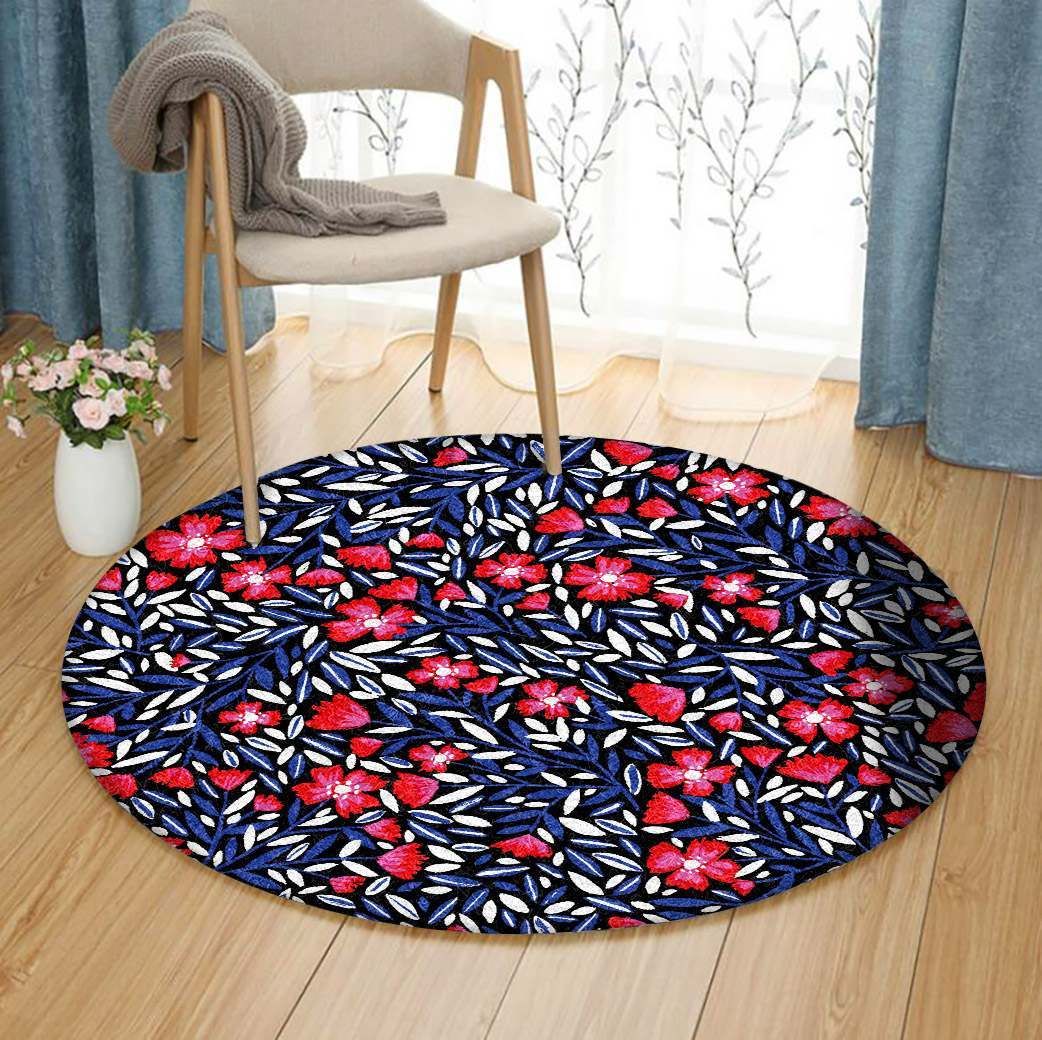 Flower Round Carpet