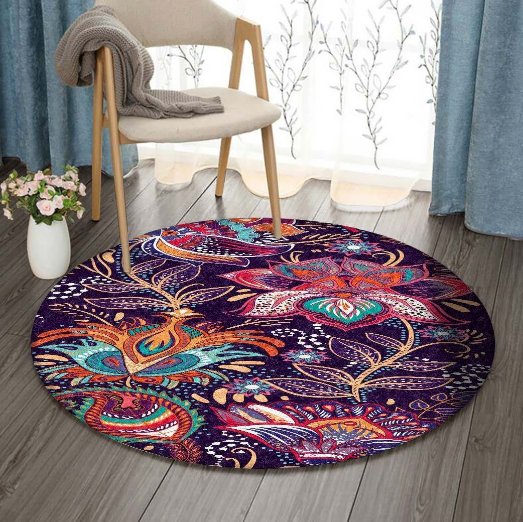 Flower Round Carpet