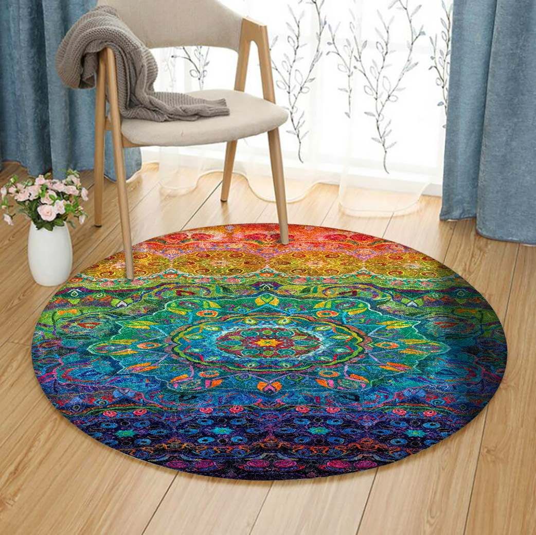 Flower Round Carpet