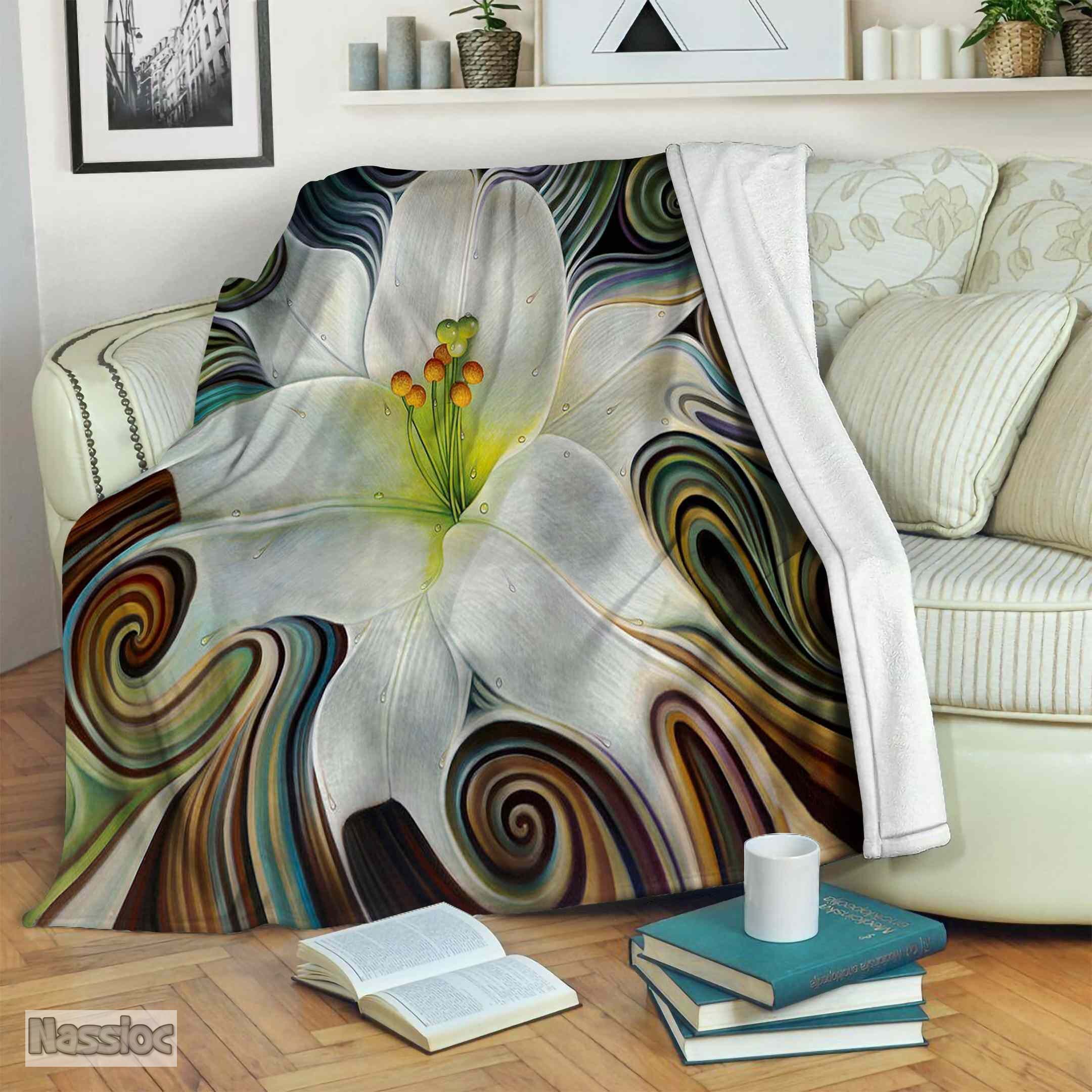 Flower Fleece Blanket