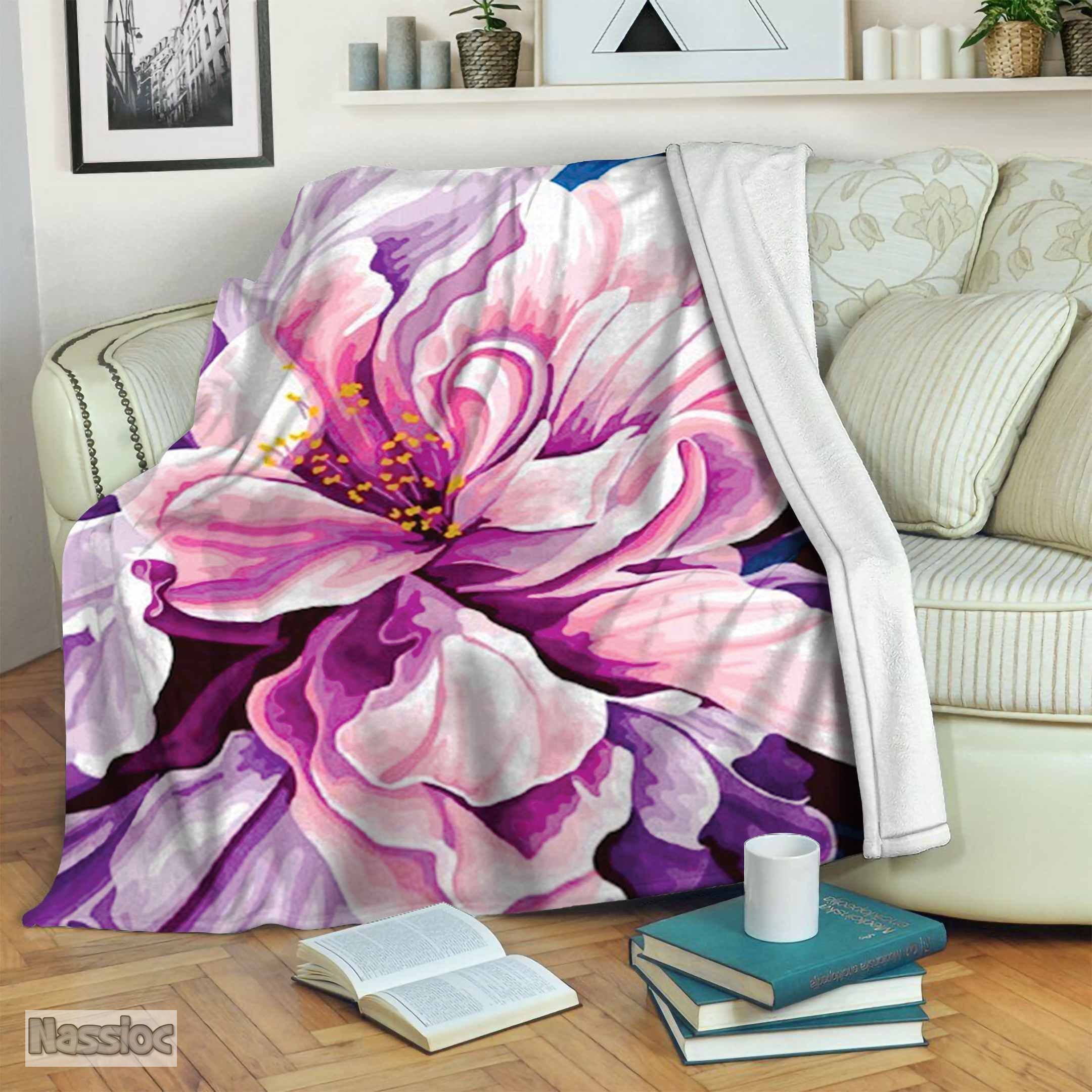 Flower Fleece Blanket