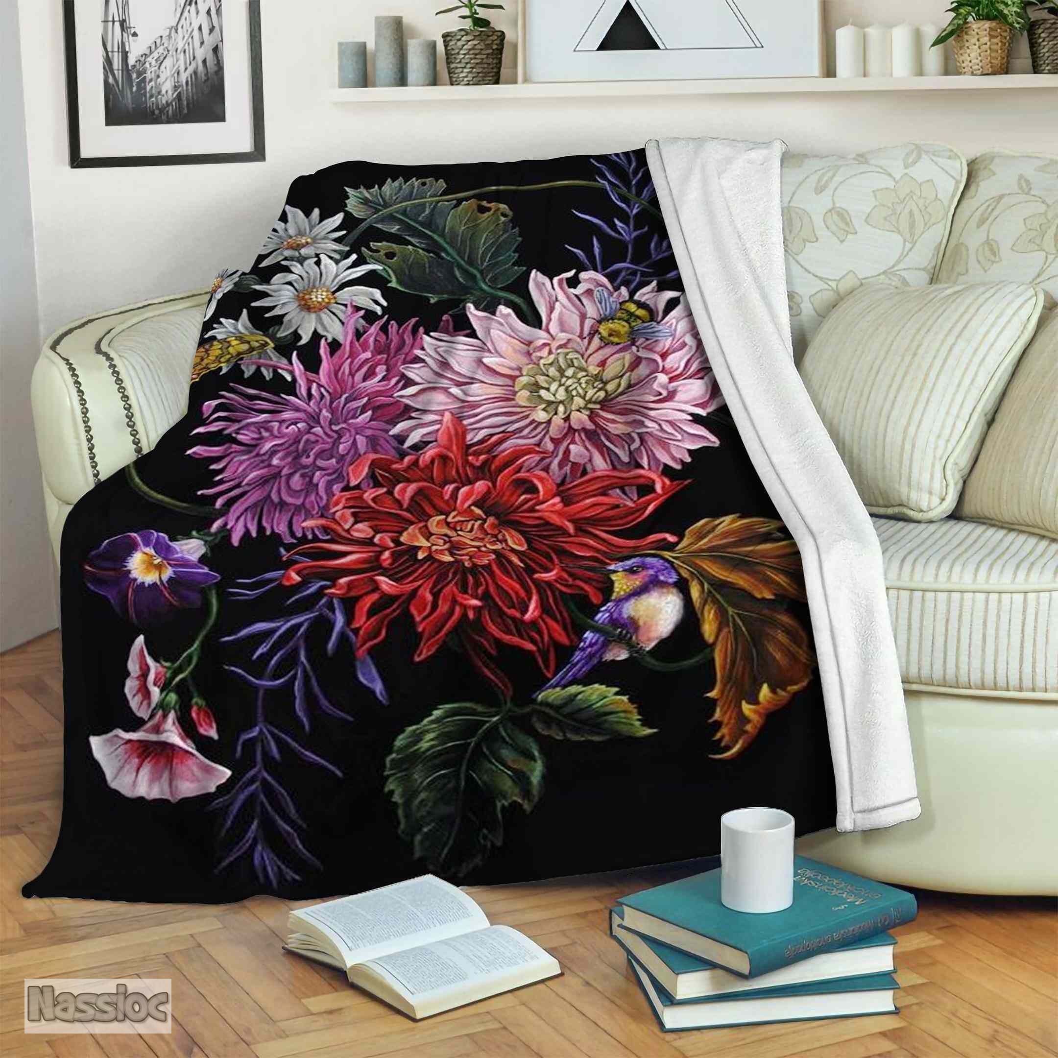 Flower Fleece Blanket