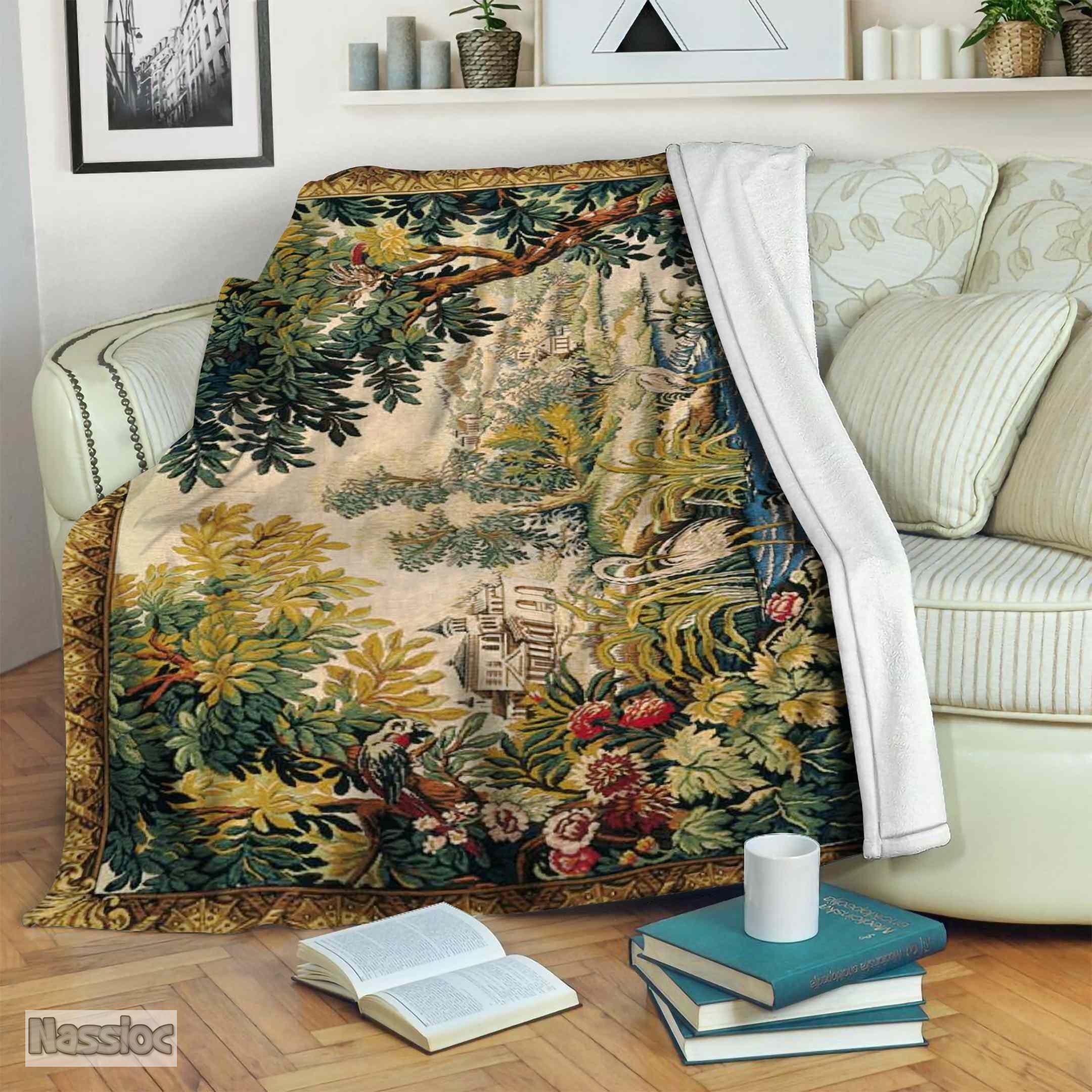 Flower Fleece Blanket