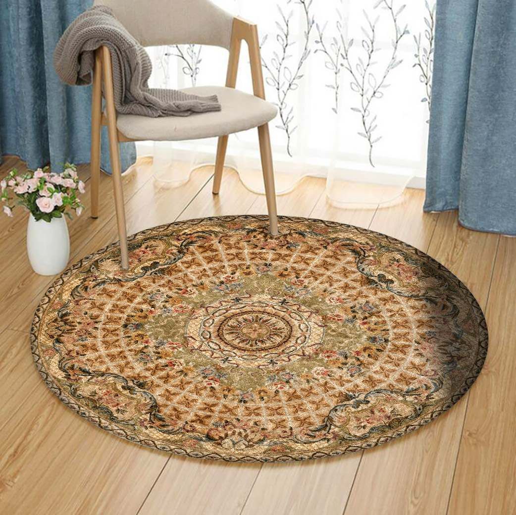 Flower Round Carpet