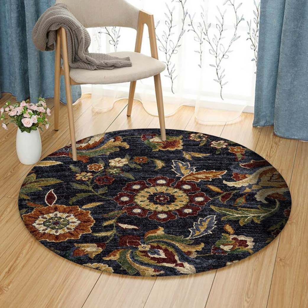 Flower Round Carpet