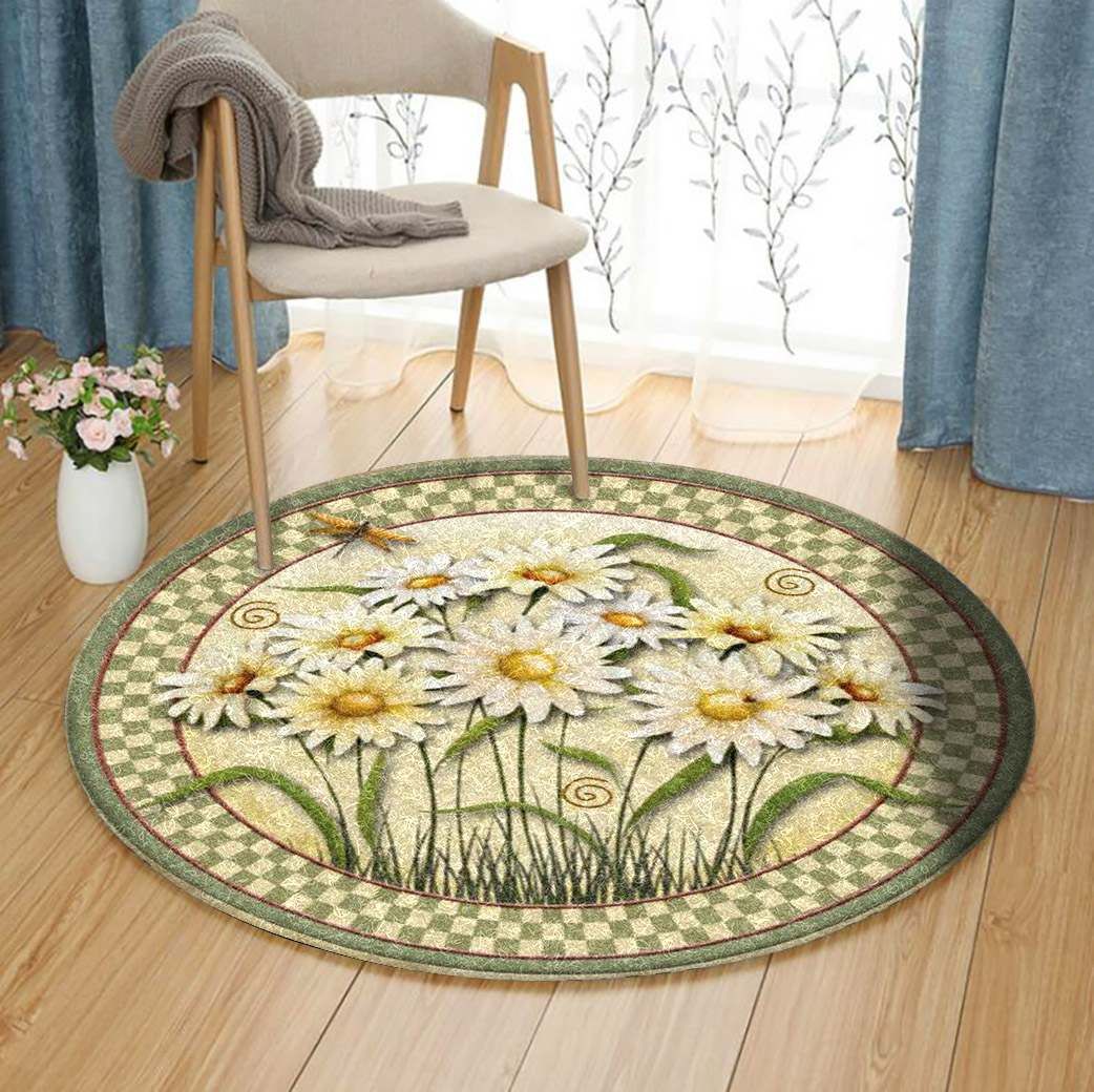 Flower Round Carpet