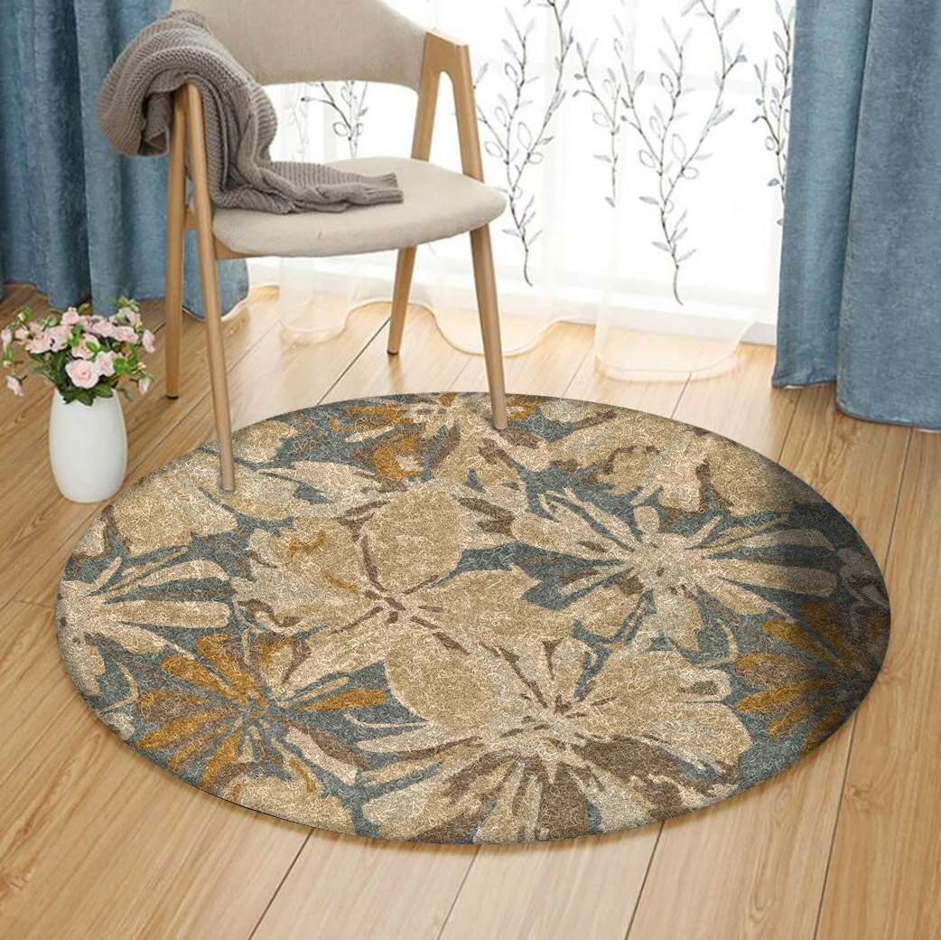 Flower Round Carpet