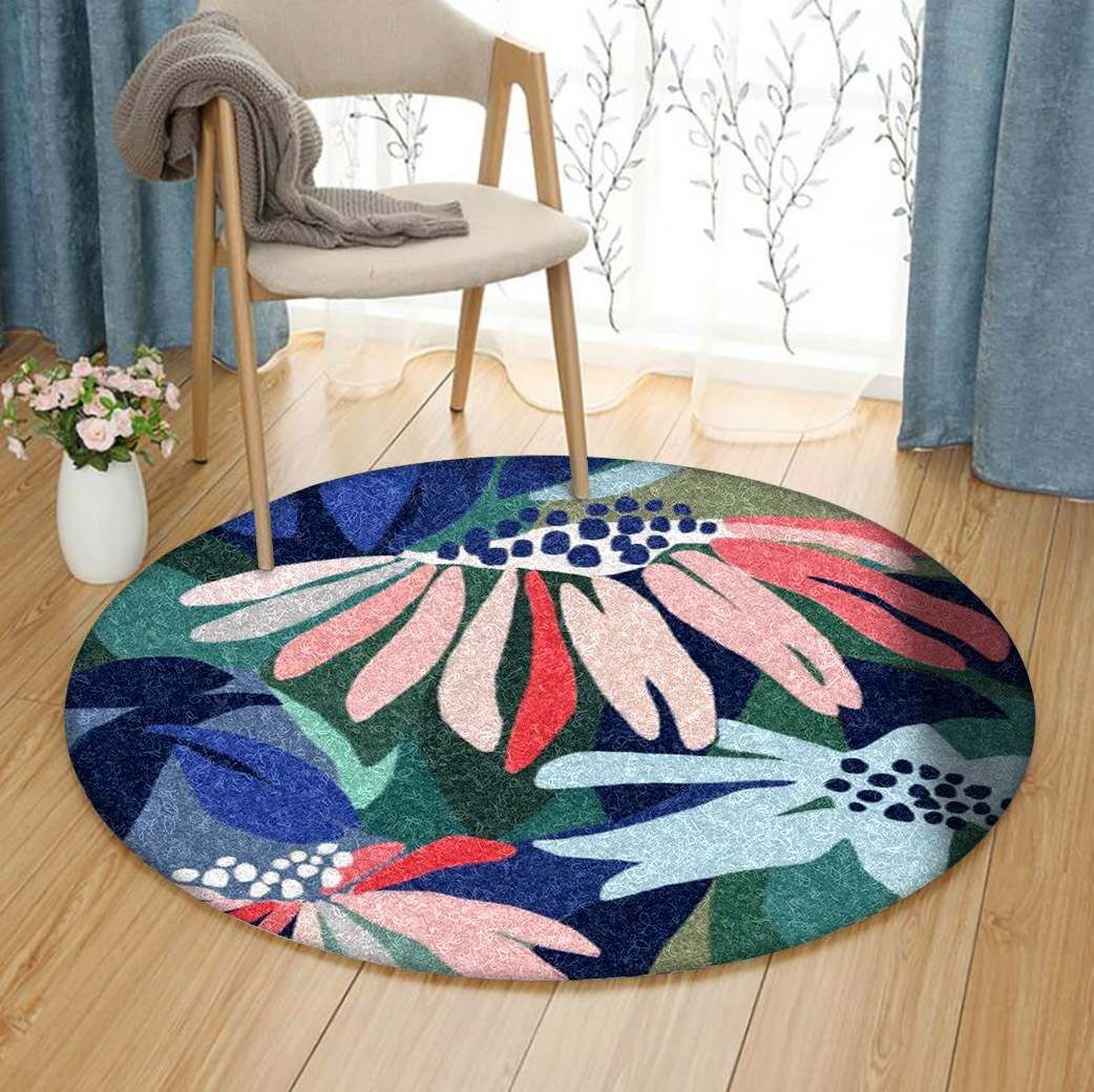 Flower Round Carpet