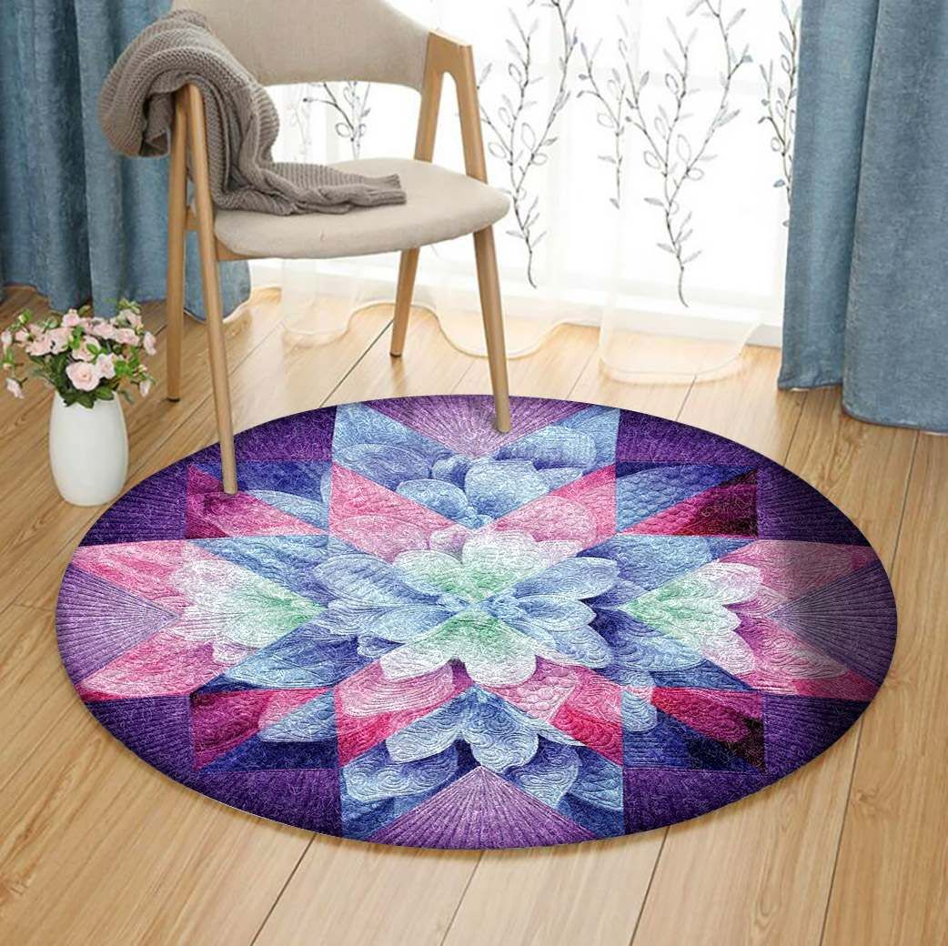 Flower Round Carpet