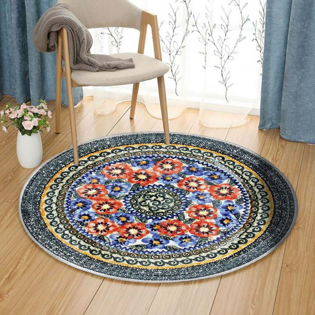 Flower Round Carpet