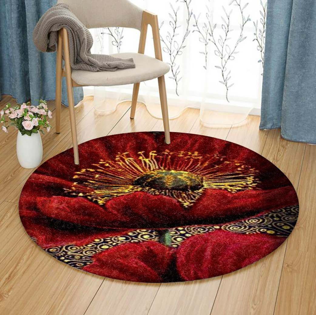 Flower Round Carpet