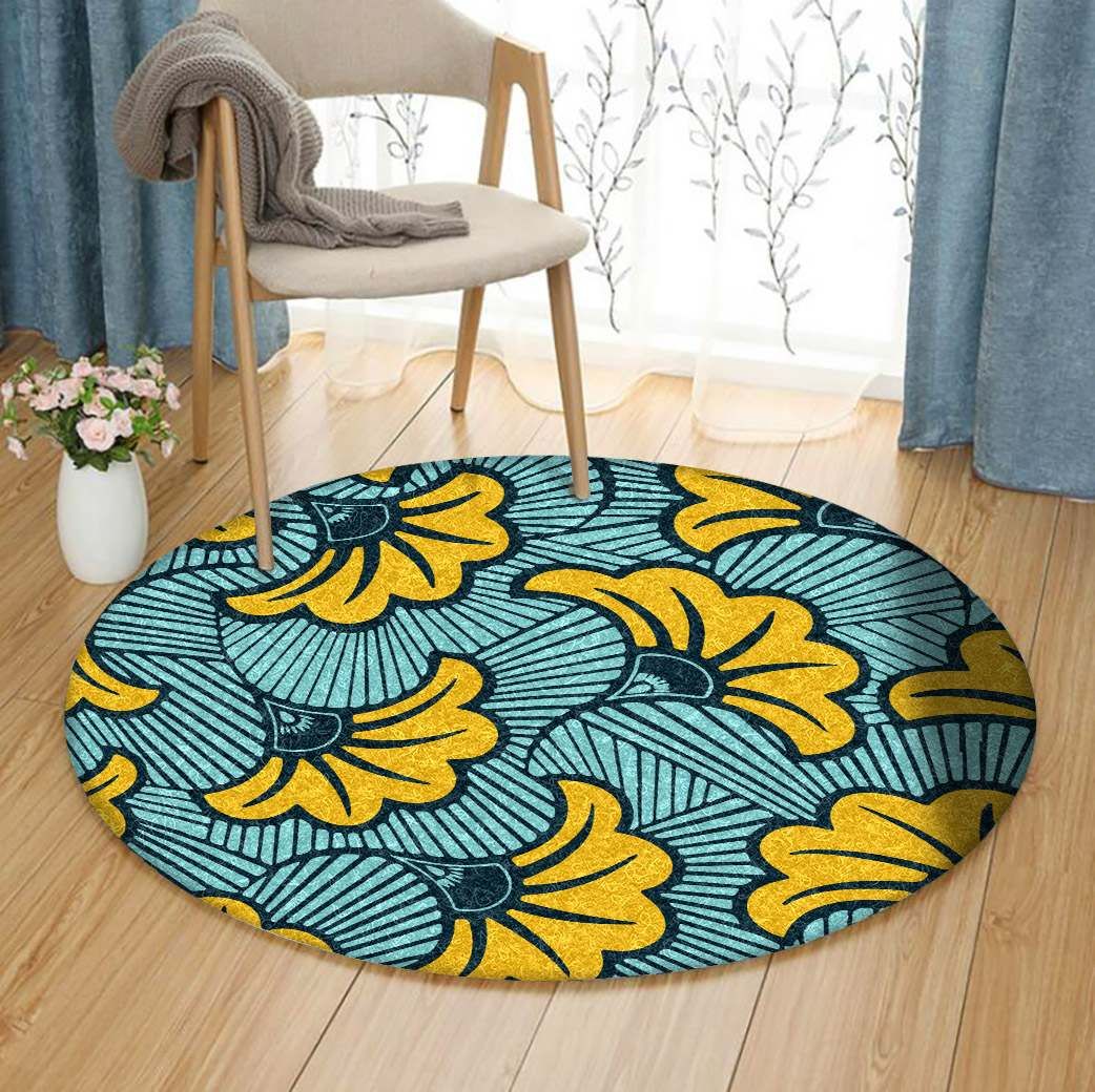 Flower Round Carpet