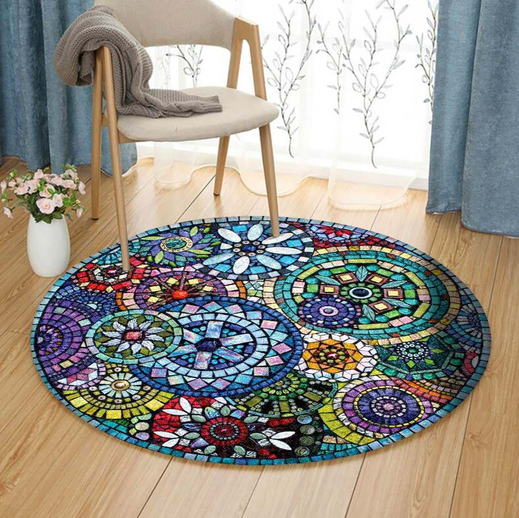 Flower Round Carpet