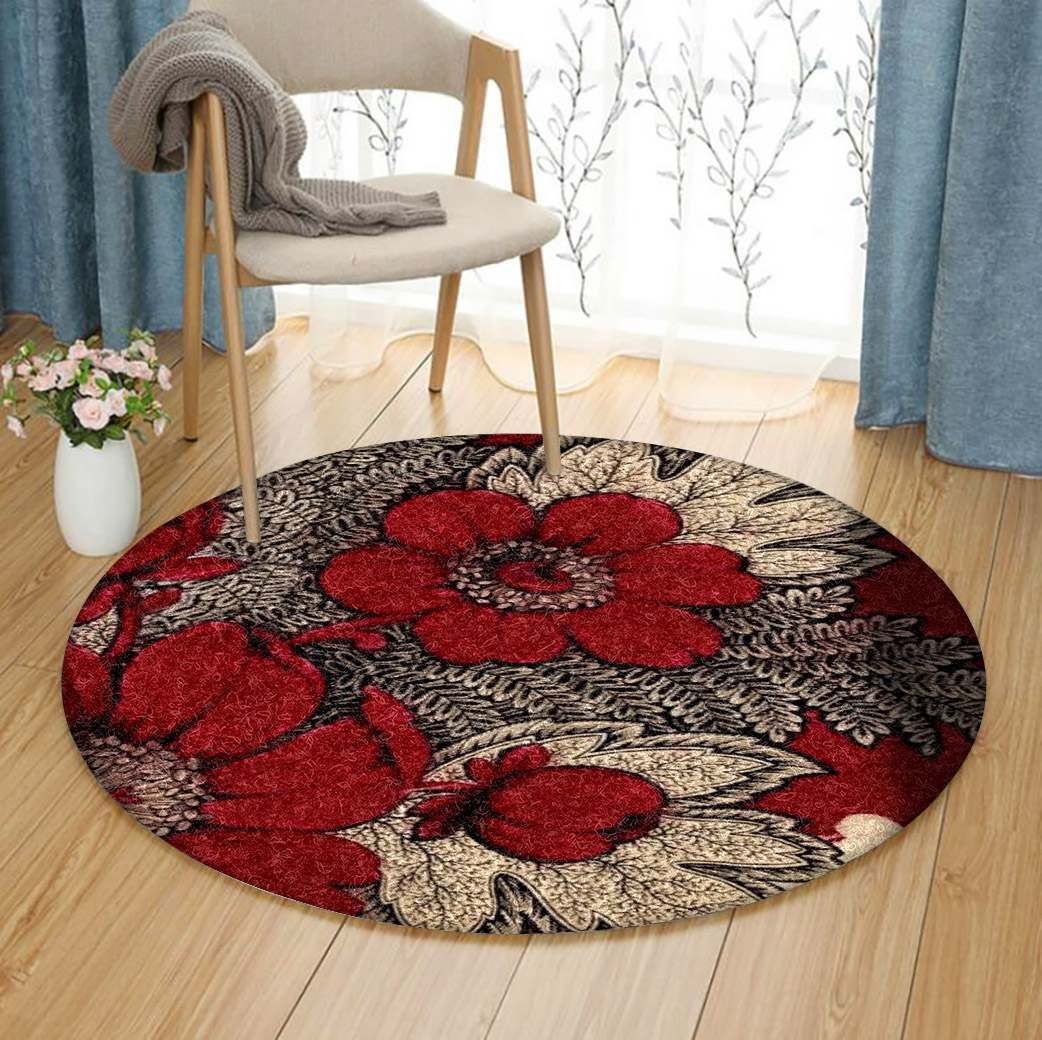 Flower Round Carpet