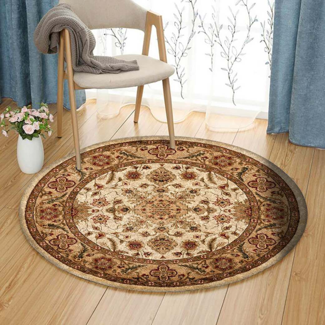 Flower Round Carpet