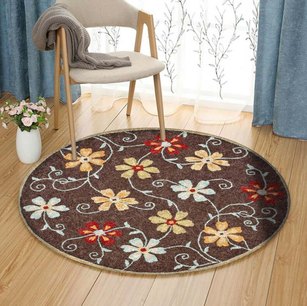 Flower Round Carpet