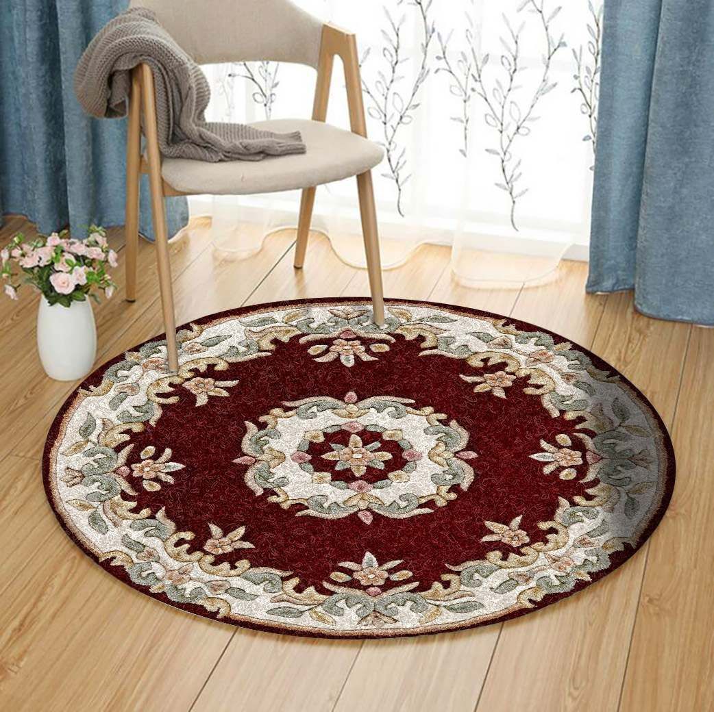 Flower Round Carpet