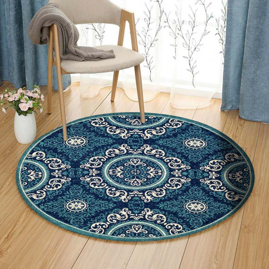 Flower Round Carpet