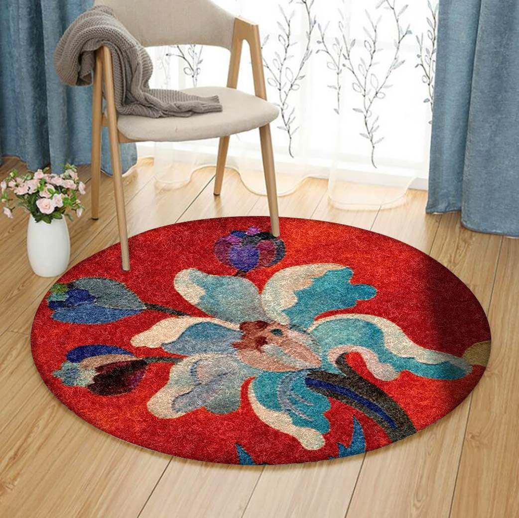 Flower Round Carpet
