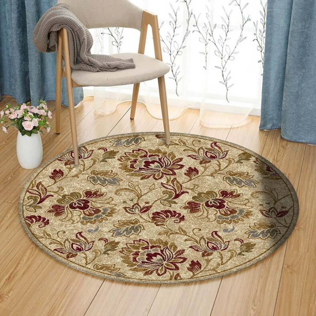 Flower Round Carpet