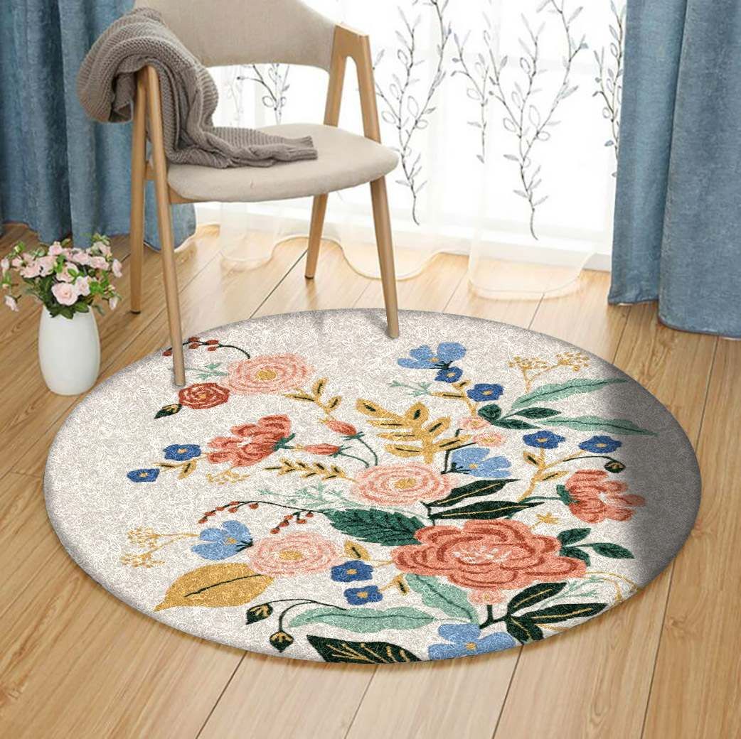 Flower Round Carpet