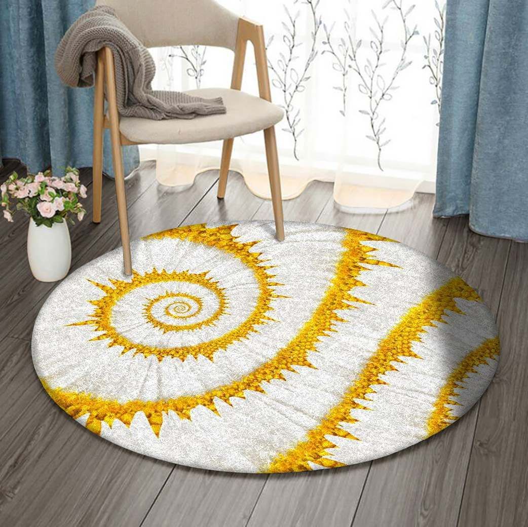 Flower Round Carpet