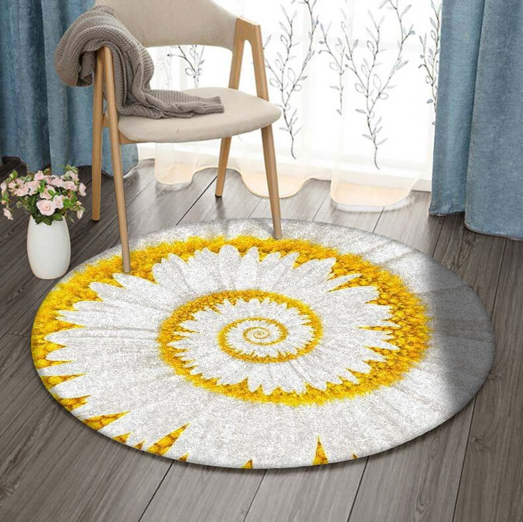 Flower Round Carpet