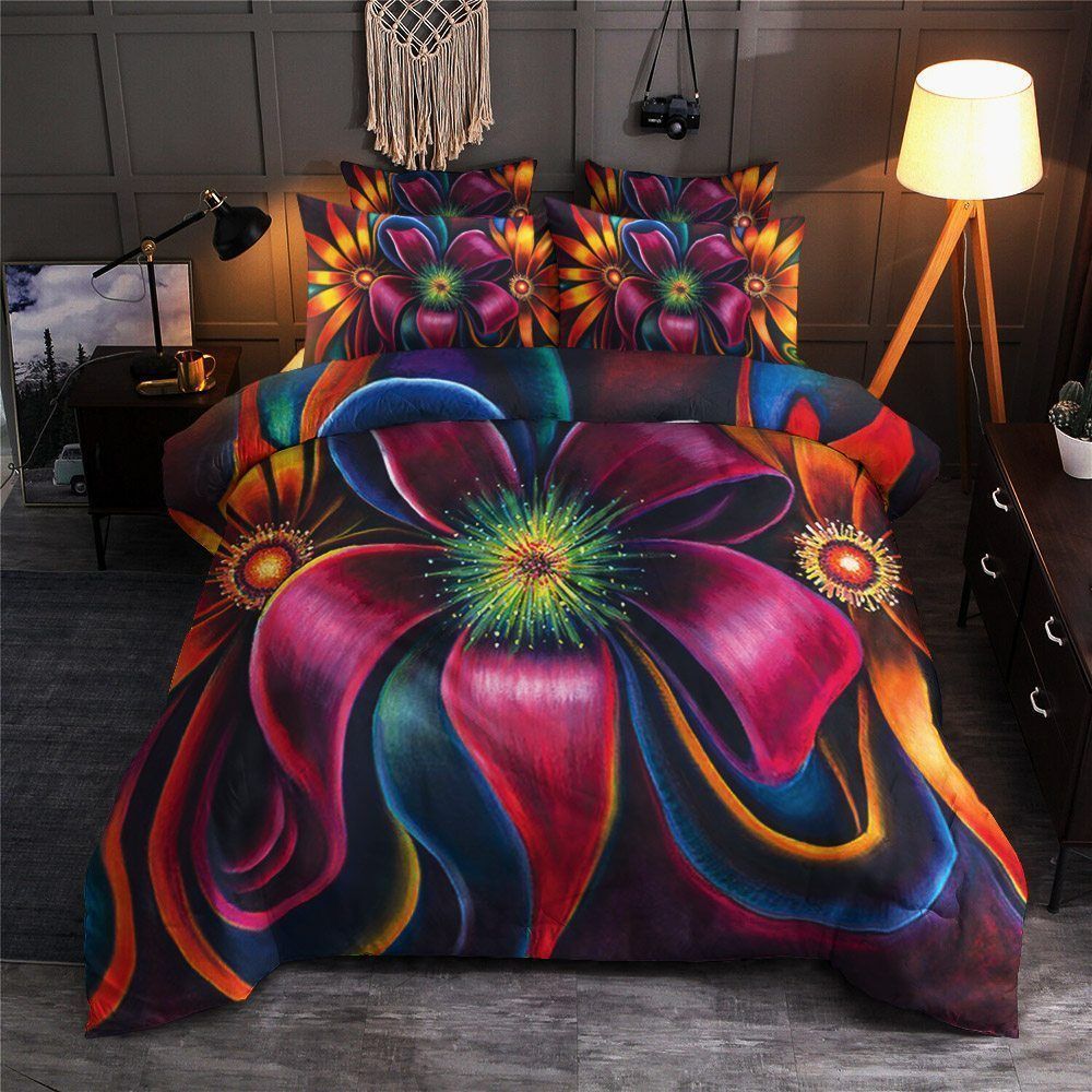 Flower Lotus Bedding Set
