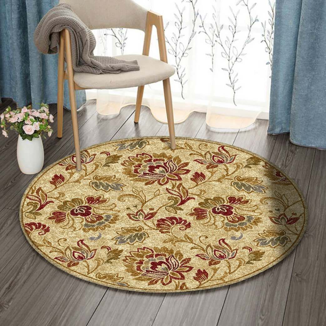 Flower Round Carpet