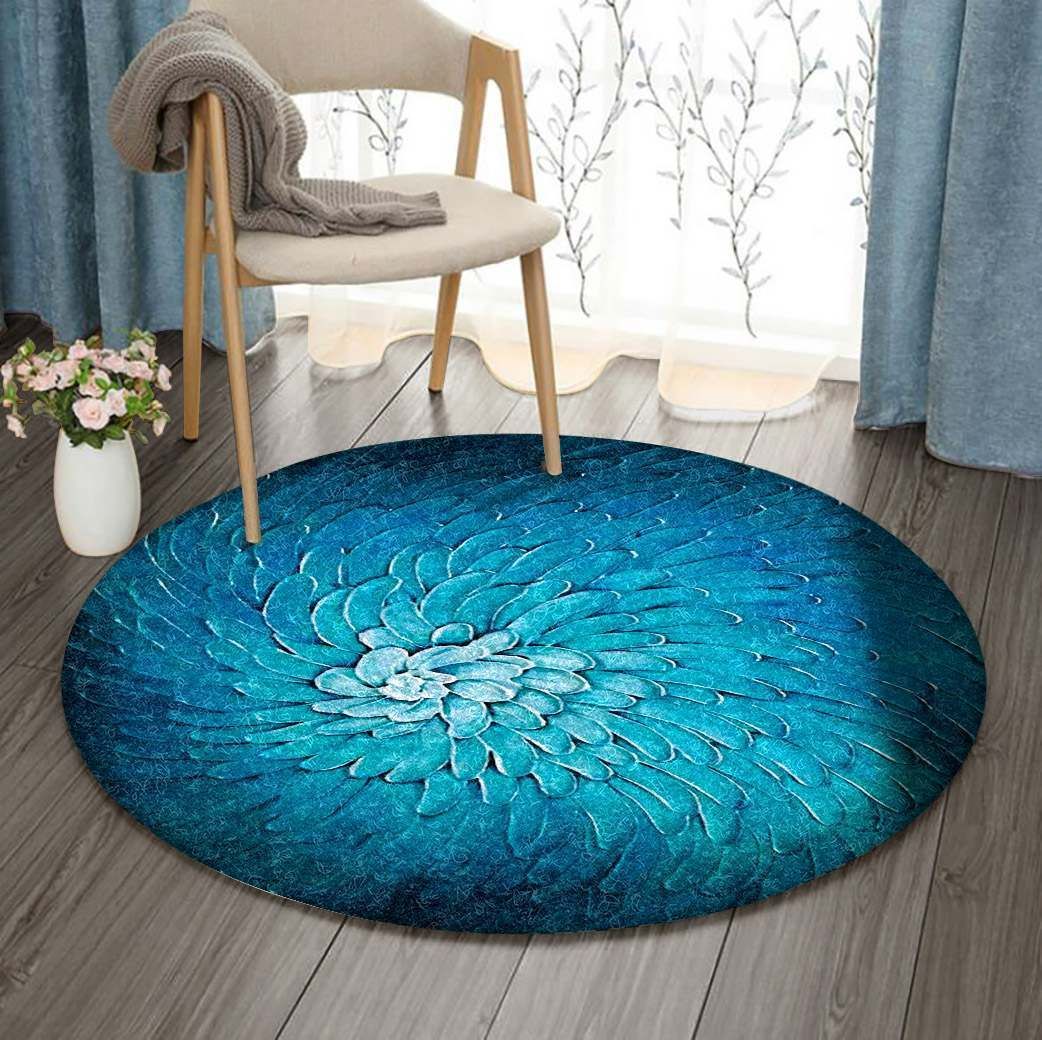 Flower Round Carpet